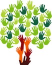 Hand Tree Logo