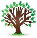 Hand Tree Logo