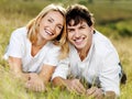 Happy Beautiful Laughing Coupl...