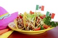 Happy Cinco de Mayo bright colorful party food