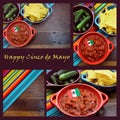 Happy Cinco de Mayo, 5th May, collage