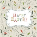 Happy Easter Retro Cute Greeti...