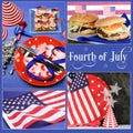 Happy Fourth of July, Independence Day collage