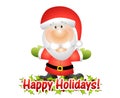 Happy Holidays Santa Claus