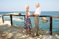 Happy Seniors On Holidays