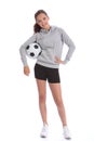 Happy Soccer Player Teenage Gi...