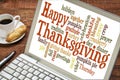 Happy Thanksgiving word cloud