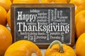 Happy Thanksgiving word cloud
