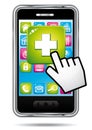 Health app on a smartphone.