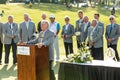 Hideki Matsuyama and Jack Nicklaus at the Memorial Tournament