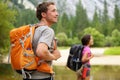 Hikers - People Hiking, Man Lo...
