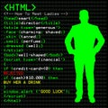 HTML Code for Men