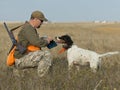 Hunter with his dog