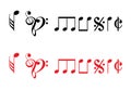 I Love Music, Vector