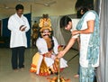 Inaguration of Yakshagana,folk dance of Karnataka. Stock Photo