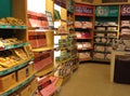 Inside a chocolate shop the of selling boxes of chocolates this is thorntons thorntons is uk company established in Stock Photography