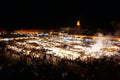 Jemaa el-Fnaa market place in Marrakesh, Morocco