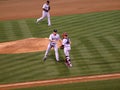 Jonathan Papelbon reaches out hand to catcher