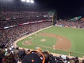 Juan Uribe stands in the batters box with runners