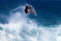 Keoni Jones Surfing at Rocky Point in Hawaii