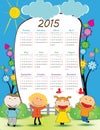 Kids calander 2015