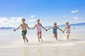 Kids On Vacation At The Beach
