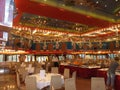 Restaurant on cruise the liner.Kosta Magica. 