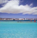 La Savina Sabina village and marina in Formentera