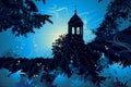 Landscape With Church, Vector