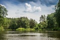 Landscape Of Flowing River