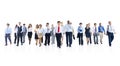 Large Group Of Business People...