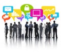 Large Group Of Diverse Busines...