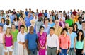 Large Group Of Multiethnic Wor...