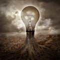 Light Bulb Growing An Idea In ...