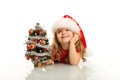 Little Girl Dreaming About Chr...