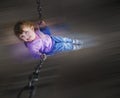 Little Girl Playing At Park