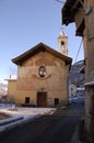 Little town in Aosta Valley