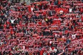 Liverpool fans celebrating Carling Cup