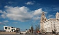 Liverpool waterfront, old and modern