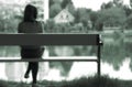 Lonely Girl By The Lake