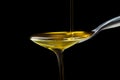 Macro Shot Of Olive Oil