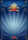 Magic Blue Circus Poster