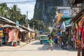 Main street of El Nido in Palawan