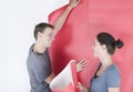 Man And Woman Hanging Wallpaper