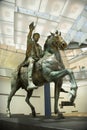 Marcus Aurelius in museum, Rome.