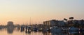 Marina Del Rey at Dawn, Los Angeles USA.