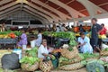 Market in Port Vila in Vanuatu, Micronesia, South Pacific