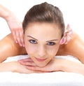 Massaging Hands And A Smiling ...