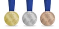 Vector Medals for Winter Olympic Games 2014