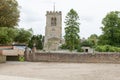 Medieval Church Courtyard